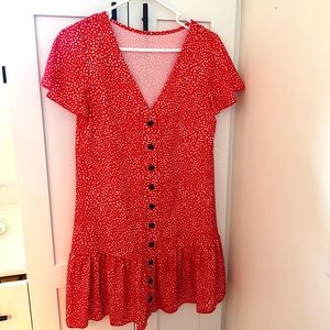 Red size small dress
